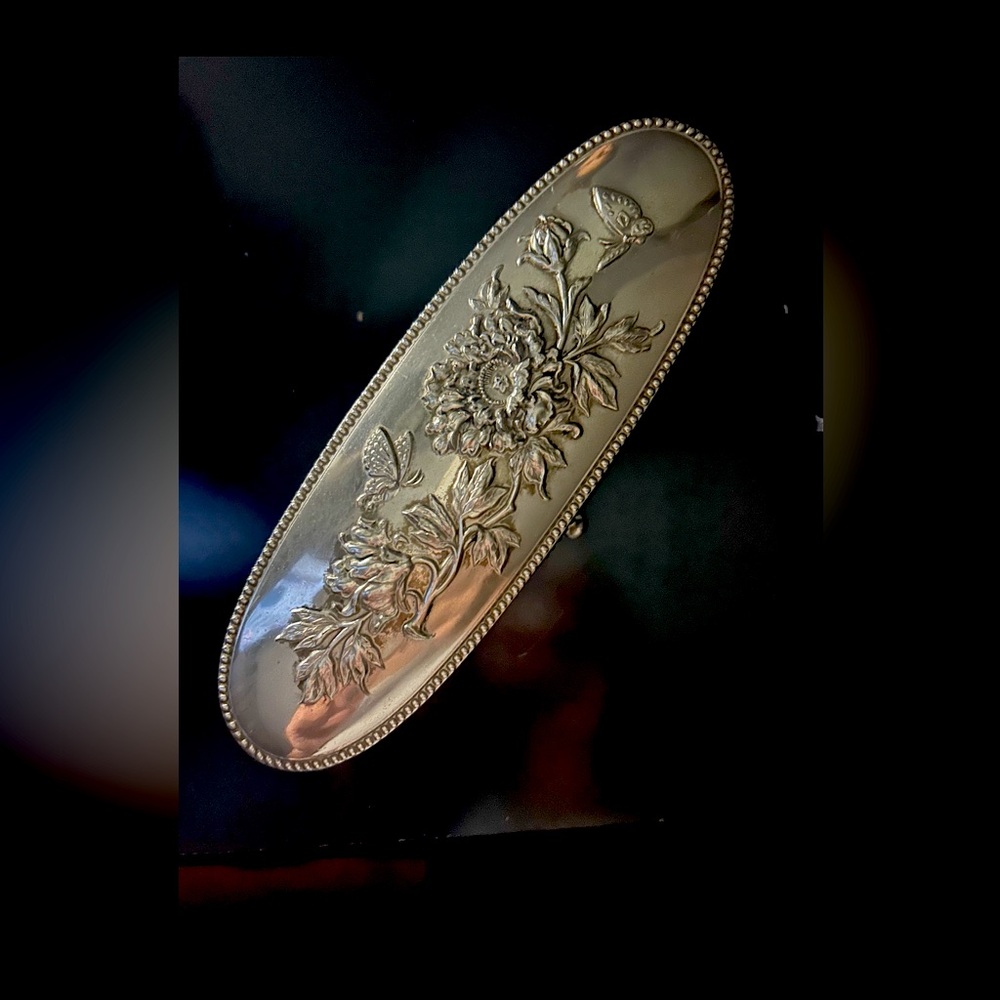Sterling Silver vintage  jewelry box